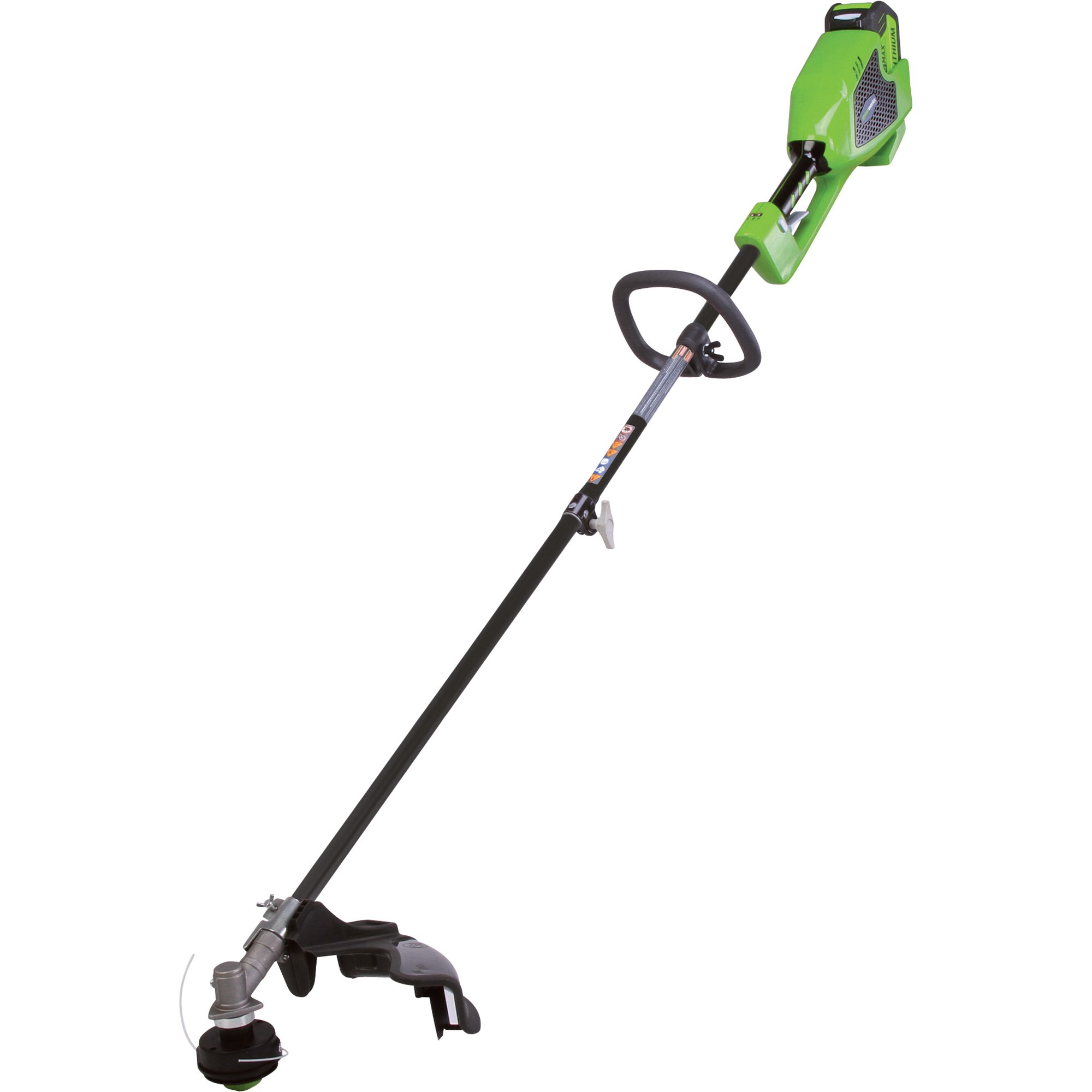 Greenworks G-MAX Trimmer — DigiPro 40V, 4.0Ah Li-Ion, 14in. Cutting Width, Model# 21362